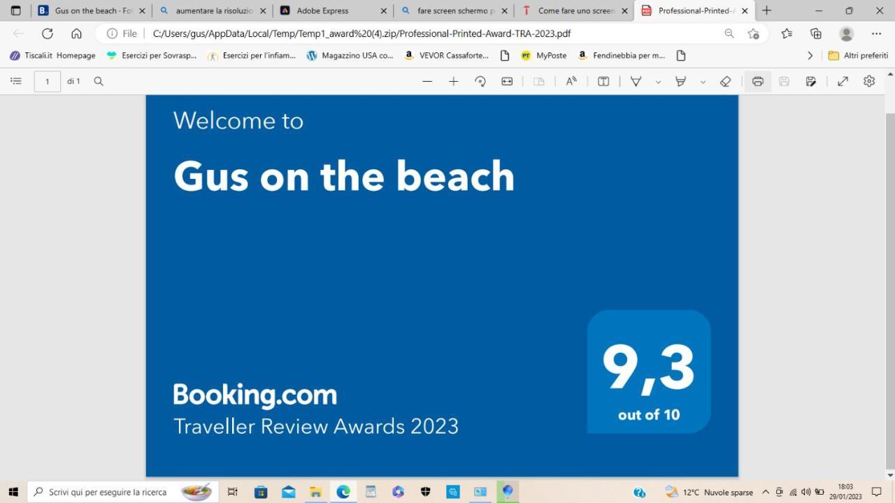 Gus On The Beach Quartu SantʼElena Εξωτερικό φωτογραφία